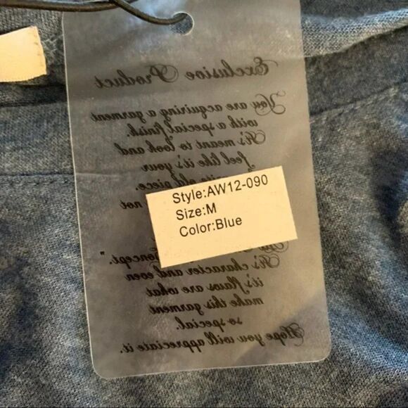 🆕 A n M All in Vintage Concept Long Sleeve Top size M - Picture 6 of 8